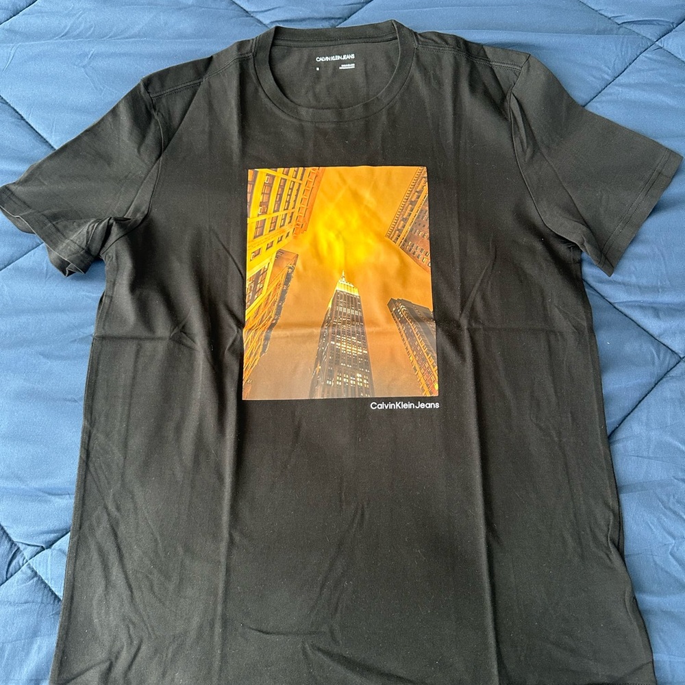 Calvin Klein Jeans Black Graphic T-Shirt